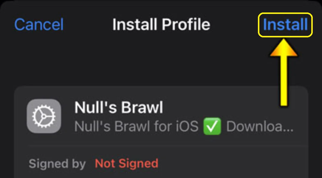 Install Nulls Brawl iOS